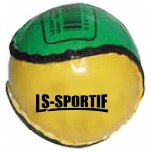 Image of LS Sportif Hurling Club and County Sliotar Ball Green/Gold - Junior