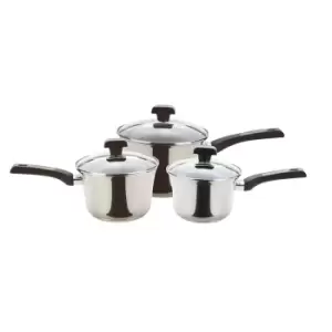 Image of Prestige Durasteel Stainless Steel Non-Stick Induction Saucepan Set