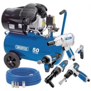 Image of Draper 70529 Air Tool 50L Kit