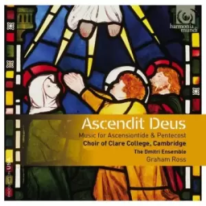 Image of Ascendit Deus Music for Ascensiontide & Pentecost by The Choir of Clare College, Cambridge CD Album