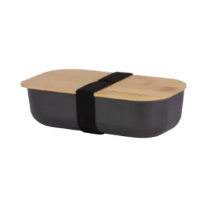 Image of Typhoon Pure Black Bamboo Fibre Lunch Box