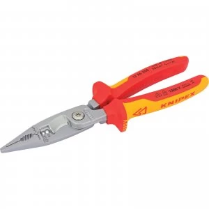 Image of Knipex Electricians VDE Insulated Universal Installation Pliers 200mm