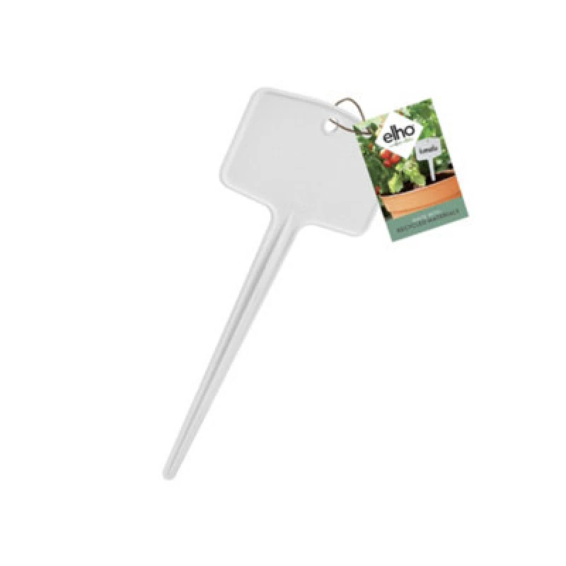Image of Elho Green Basics White Plant Labels M - 5 Pack