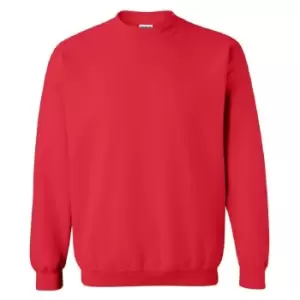 Image of Gildan Childrens Unisex Heavy Blend Crewneck Sweatshirt (M) (Red)