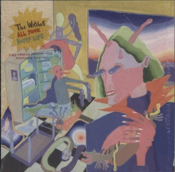 Image of The Wytches All Your Happy Life - Purple Vinyl 2016 UK vinyl LP HVNLP130