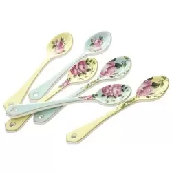 Image of Archive Rose Ceramic Teaspoons