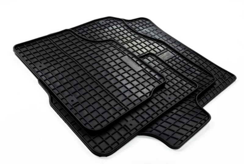 Image of FROGUM ET432550 Floor mat set Front and Rear, Quantity: 4, black, Rubber Rubber Floor mat set (215)