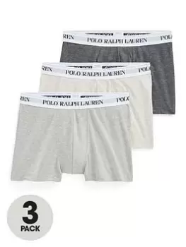 Image of Polo Ralph Lauren 3 Pack Trunks, Grey Size M Men