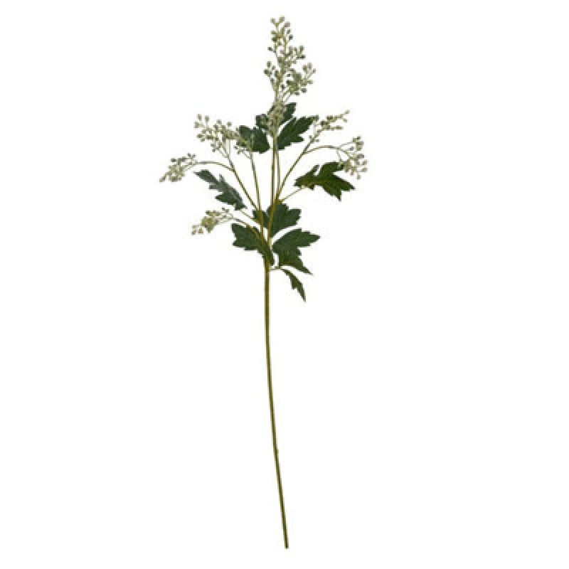 Image of Hill Interiors Milk Thistle Bud Spray Artificial Flower - Plastic - L20 X W20 X H76cm - Green