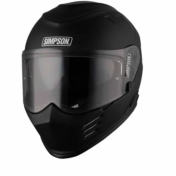 Image of Simpson Venom Matt Black ECE22.06 Full Face Helmet Size M