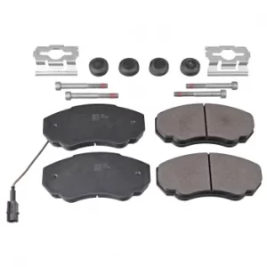 Image of Brake Pad set 116049 by Febi Bilstein Front Axle
