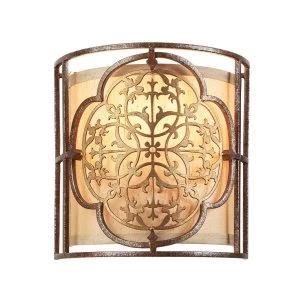 Image of 1 Light Indoor Wall Light British Bronze, E27