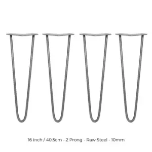 Image of SkiSki 4 X Hairpin Leg - 16 - Unfinished - 2 Prong - 10M