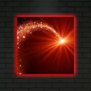 Image of 4040DACT-16 Multicolor Decorative LED Lighted Canvas Painting