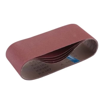 Image of 09257 Cloth Sanding Belt, 100 x 610mm, 180 Grit (5 Pack) - Draper
