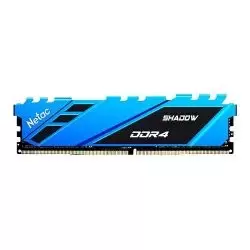 Image of Netac Shadow Blue, 8GB, DDR4, 3200MHz (PC4-25600), CL16, DIMM Memory