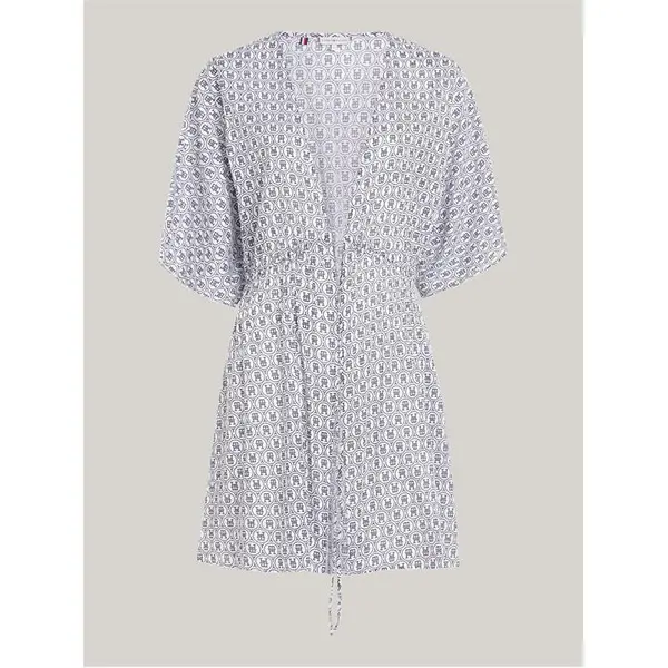Image of Tommy Hilfiger THB Beach Drs Ld43 Kaftans 10 (S) Blue 35255518350