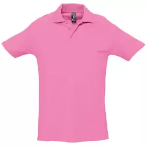 Image of SOLS Mens Spring II Short Sleeve Heavyweight Polo Shirt (M) (Orchid Pink)