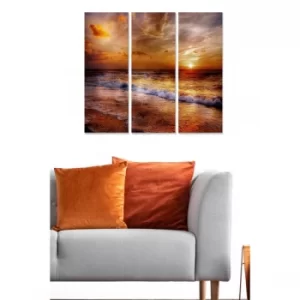 Image of MDF3843409 Multicolor Decorative MDF Painting (3 Pieces)