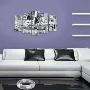 Image of 5PMX-019 Multicolor Decorative MDF Painting (5 Pieces)