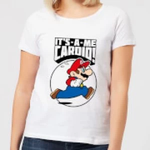 Image of Nintendo Super Mario Cardio Womens T-Shirt - White - M