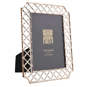 Image of Biba Cross Photo Frame - Gold