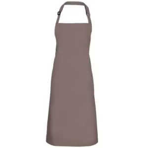 Image of Premier 'colours' Bib Apron / Workwear (pack Of 2) (one Size, Mushroom)