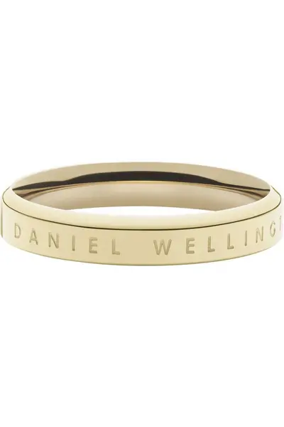Image of Daniel Wellington Classic Stainless Steel Ring - Dw00400079 Gold
