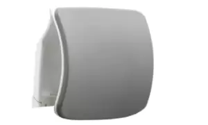 Image of Zure White Shell Elastomer Grey Headrest