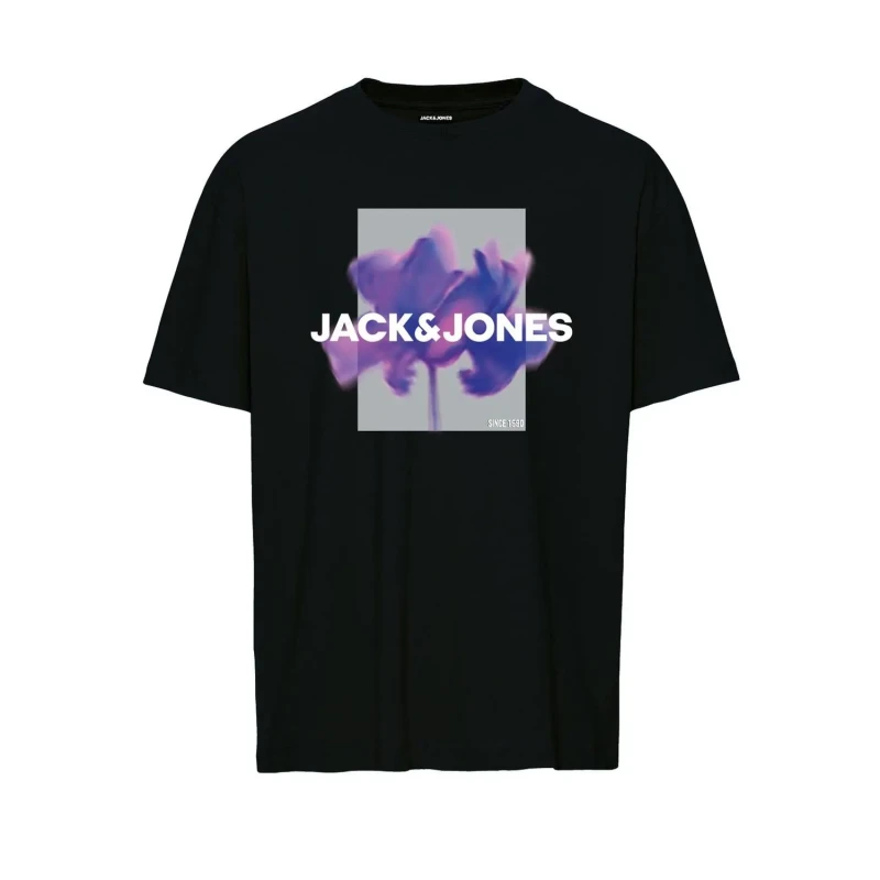 Image of jack & jones T-Shirt Jack & Jones Florals Noir Male M