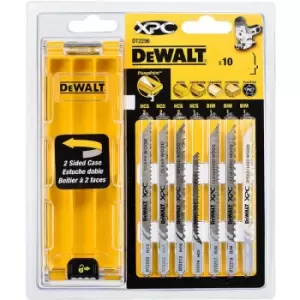 Image of DEWALT 10 Piece Jigsaw Blade Set - N/A