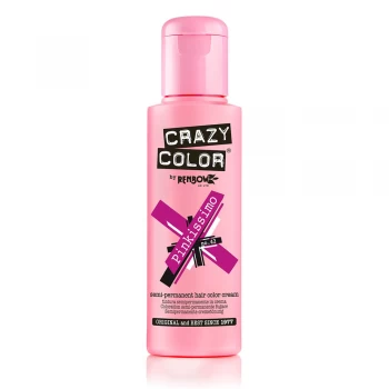 Image of Crazy Color Semi Permanent Hair Color Cream Pinkissimo 42