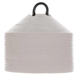 Image of Precision Saucer Cones (Set of 50) - White