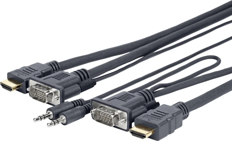 Image of Vivolink PROVGAHDMIFLY3 video cable adapter 3m VGA (D-Sub) + 3.5mm HD