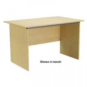Image of Jemini Intro 1500mm Panel End Desk Warm Maple KF73974