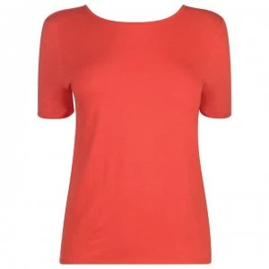 Image of Noisy May Hanna Short Sleeve T Shirt - Flame Scarlet