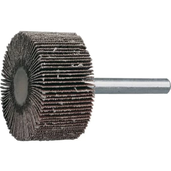 Image of York 30 X 10MM Flap Wheels - Aluminium Oxide - 3.0MM Shank P120