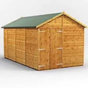 Image of Power Garden Shed 148PAWDD Golden Brown 14x8