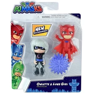 Image of Owlette & Luna Girl (PJ Masks) 2-Pack Figure Set
