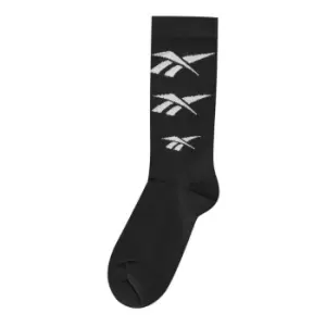Image of Reebok Clear Repeat vector Socks - Black