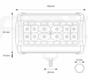 Image of AMiO Worklight 02423