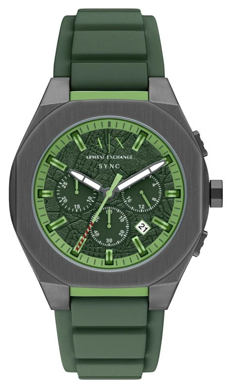 Image of Armani Exchange AX4292 Quartz Chronograph (44mm) Textured Watch