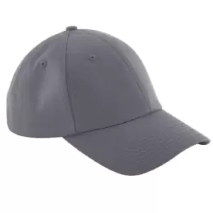 Image of Beechfield Unisex Authentic 6 Panel Baseball Cap (Pack of 2) (One Size) (Graphite Grey)