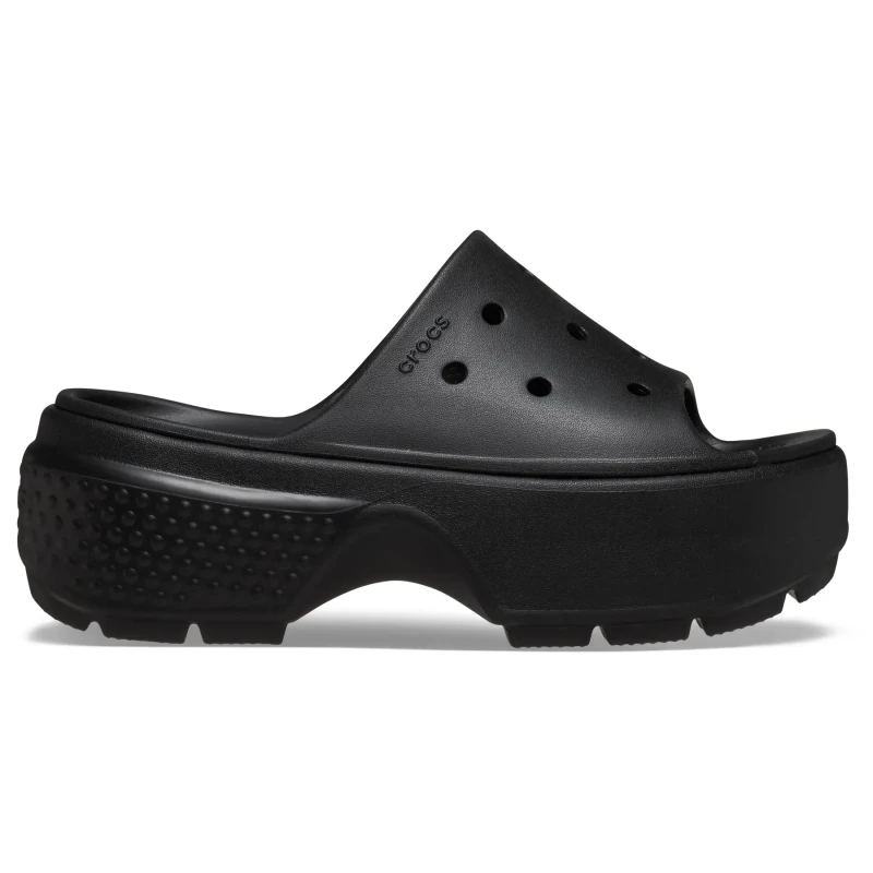 Image of Crocs Unisex Stomp Slides Black W8/M7