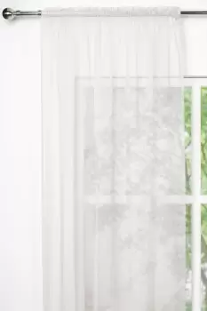 Image of Pair of Plain Voiles - Size: 140x229cm - Natural