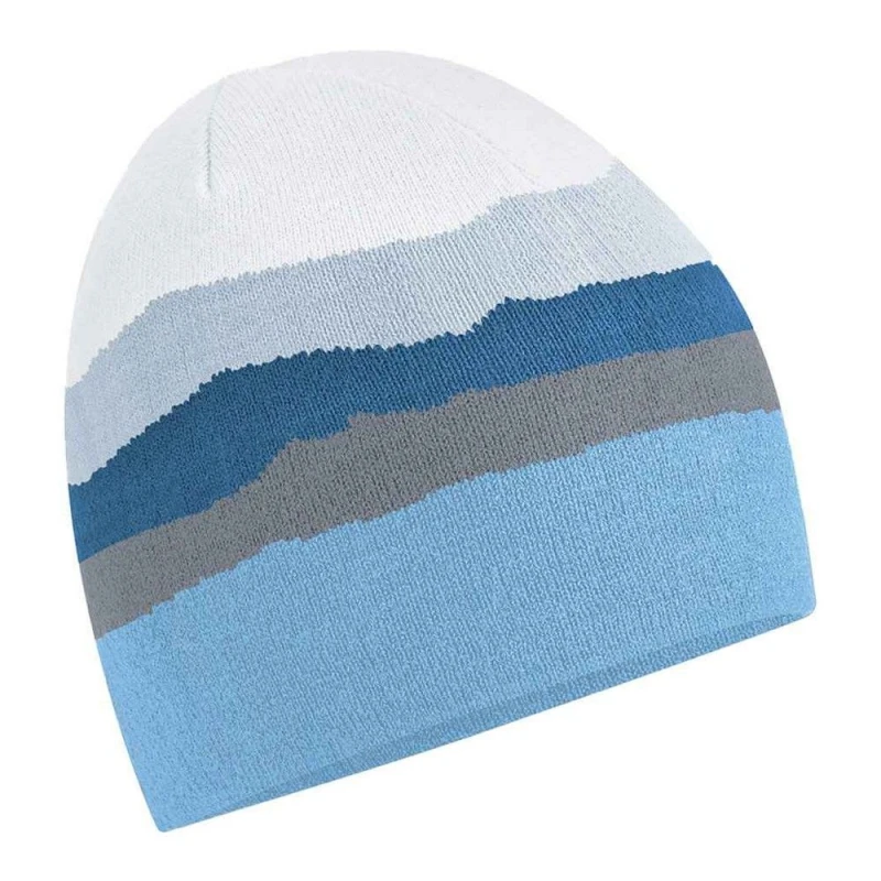 Image of Beechfield Beechfield Men Mountain Pull-On Beanie in Light Blue Light Blue One Size Male 5063470718313