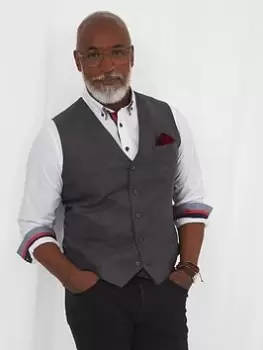 Image of Joe Browns Super Stylish Waistcoat - Grey, Size 38, Men