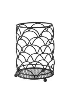 Image of Vertex Deco Utensil Holder Black