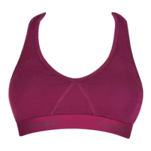 Image of Icebreaker Sprite Racerback Bra - Red