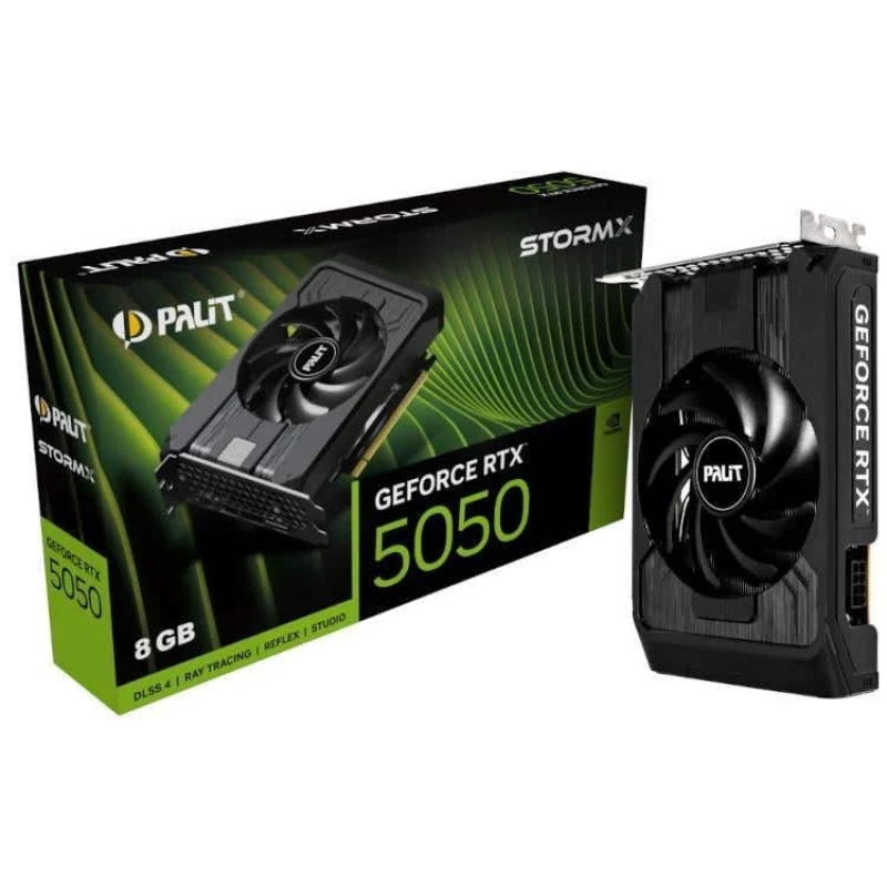 Image of Palit GeForce RTX 5050 StormX 8GB GDDR6 Graphics Card - NE65050019P1-GB2070F